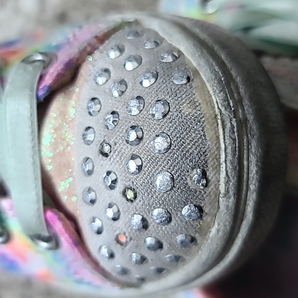 4 for $28 - Skechers Twinkle Toes Toddler Girls Size 6 Tie-Dye Satin Light-Up - Picture 5 of 12